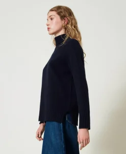 Maglia Dolcevita In Lana E Cashmere