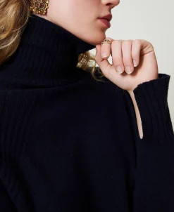 Maglia Dolcevita In Lana E Cashmere