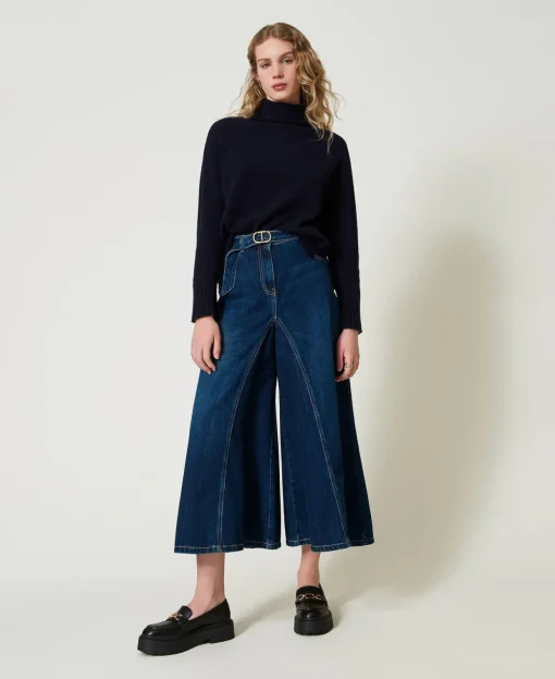 Maglia Dolcevita In Lana E Cashmere