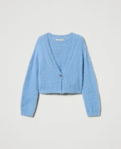 Maglia E Cardigan Con Bottone Oval T