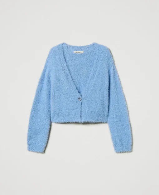 Maglia E Cardigan Con Bottone Oval T