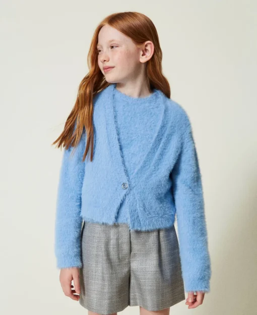 Maglia E Cardigan Con Bottone Oval T