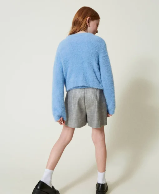Maglia E Cardigan Con Bottone Oval T