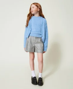 Maglia E Cardigan Con Bottone Oval T