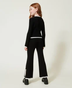 Maglia E Pantaloni Ampi A Costine