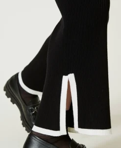 Maglia E Pantaloni Ampi A Costine