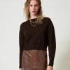 Maglia Girocollo In Eco-cashmere