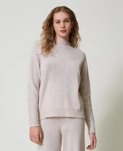 Maglia In Misto Lana E Lurex