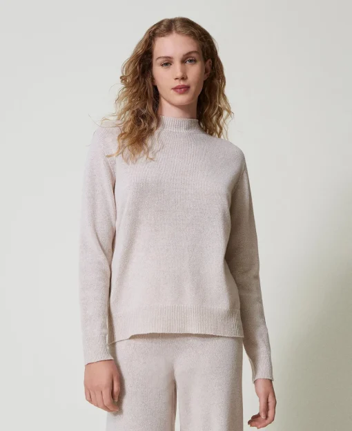 Maglia In Misto Lana E Lurex