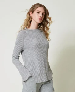 Maglia In Misto Lana E Lurex