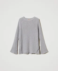 Maglia In Misto Lana E Lurex