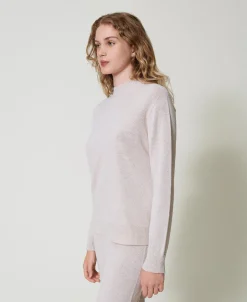 Maglia In Misto Lana E Lurex