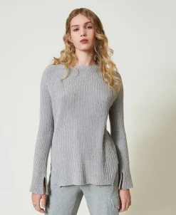 Maglia In Misto Lana E Lurex