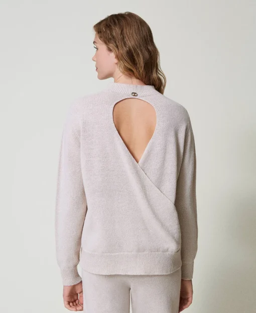 Maglia In Misto Lana E Lurex