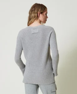 Maglia In Misto Lana E Lurex