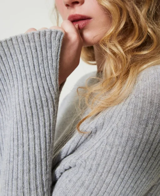 Maglia In Misto Lana E Lurex