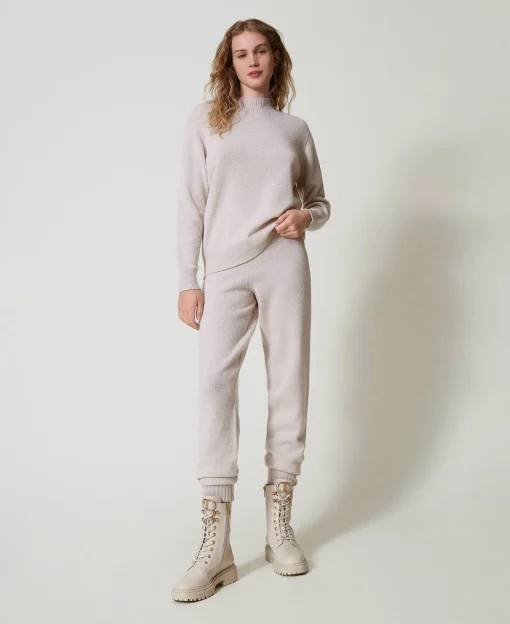 Maglia In Misto Lana E Lurex