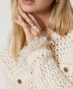 Maglia Jacquard A Rete