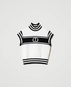 Maglia Lupetto Con Oval T Jacquard