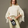 Maxi Maglia In Misto Lana Con Stola