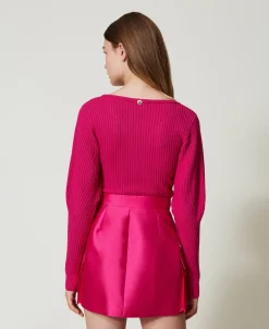 Minigonna In Twill Mikado