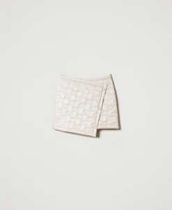 Minigonna Trapuntata Con Oval T