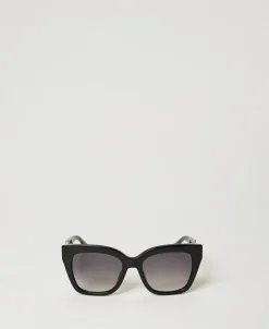 Occhiali Da Sole Cat-eye Con Morsetto