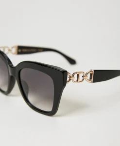 Occhiali Da Sole Cat-eye Con Morsetto