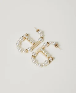 Orecchini Oval T Con Perle