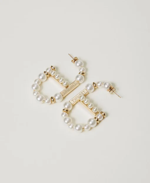 Orecchini Oval T Con Perle