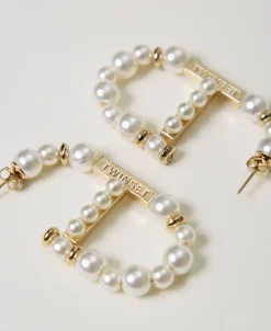 Orecchini Oval T Con Perle