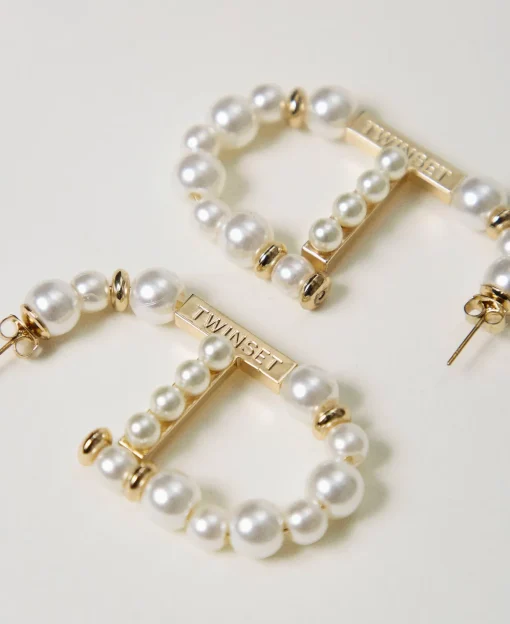 Orecchini Oval T Con Perle