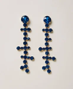 Orecchini Pendenti Con Strass