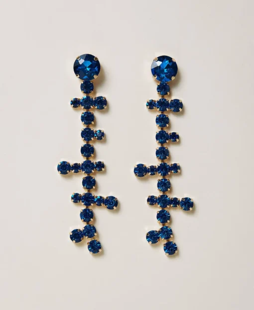 Orecchini Pendenti Con Strass
