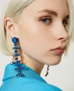 Orecchini Pendenti Con Strass