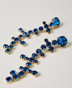 Orecchini Pendenti Con Strass