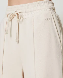 Pantaloni A Palazzo In Felpa