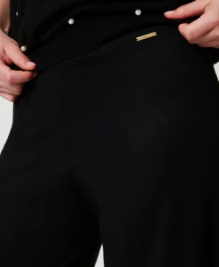 Pantaloni A Palazzo In Misto Lana