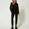 Pantaloni A Sigaretta Con Elastico