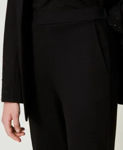 Pantaloni A Sigaretta Con Elastico