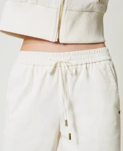 Pantaloni Ampi In Velluto