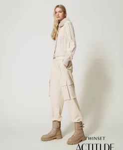 Pantaloni Cargo Con Tasche Asimmetriche