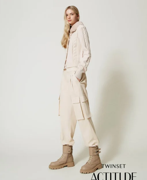 Pantaloni Cargo Con Tasche Asimmetriche