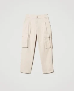 Pantaloni Cargo Con Tasche Asimmetriche