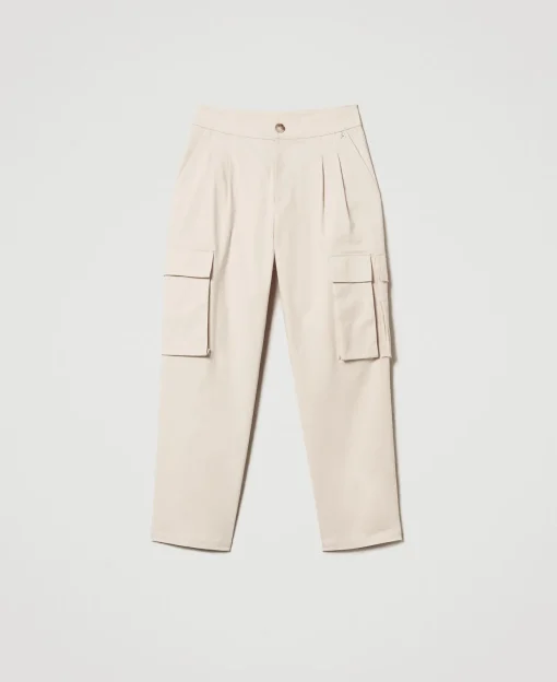 Pantaloni Cargo Con Tasche Asimmetriche