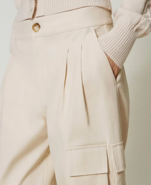 Pantaloni Cargo Con Tasche Asimmetriche