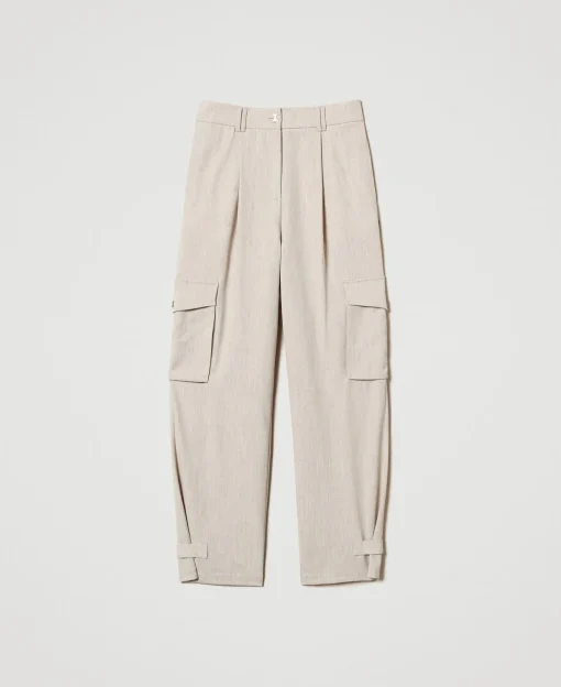 Pantaloni Cargo MYFO Con Ricamo