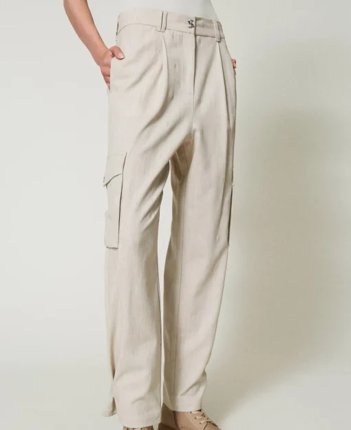 Pantaloni Cargo MYFO Con Ricamo