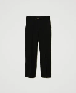 Pantaloni Con Cinturino Oval T E Piega