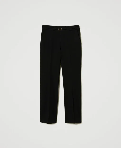 Pantaloni Con Cinturino Oval T E Piega